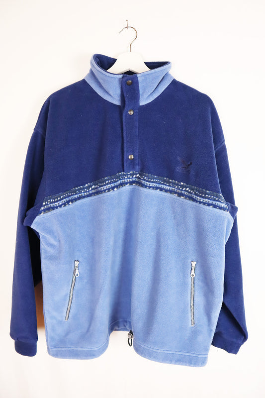 Fleece Pullover Vintage Blau Salewa ( Gr. XL )