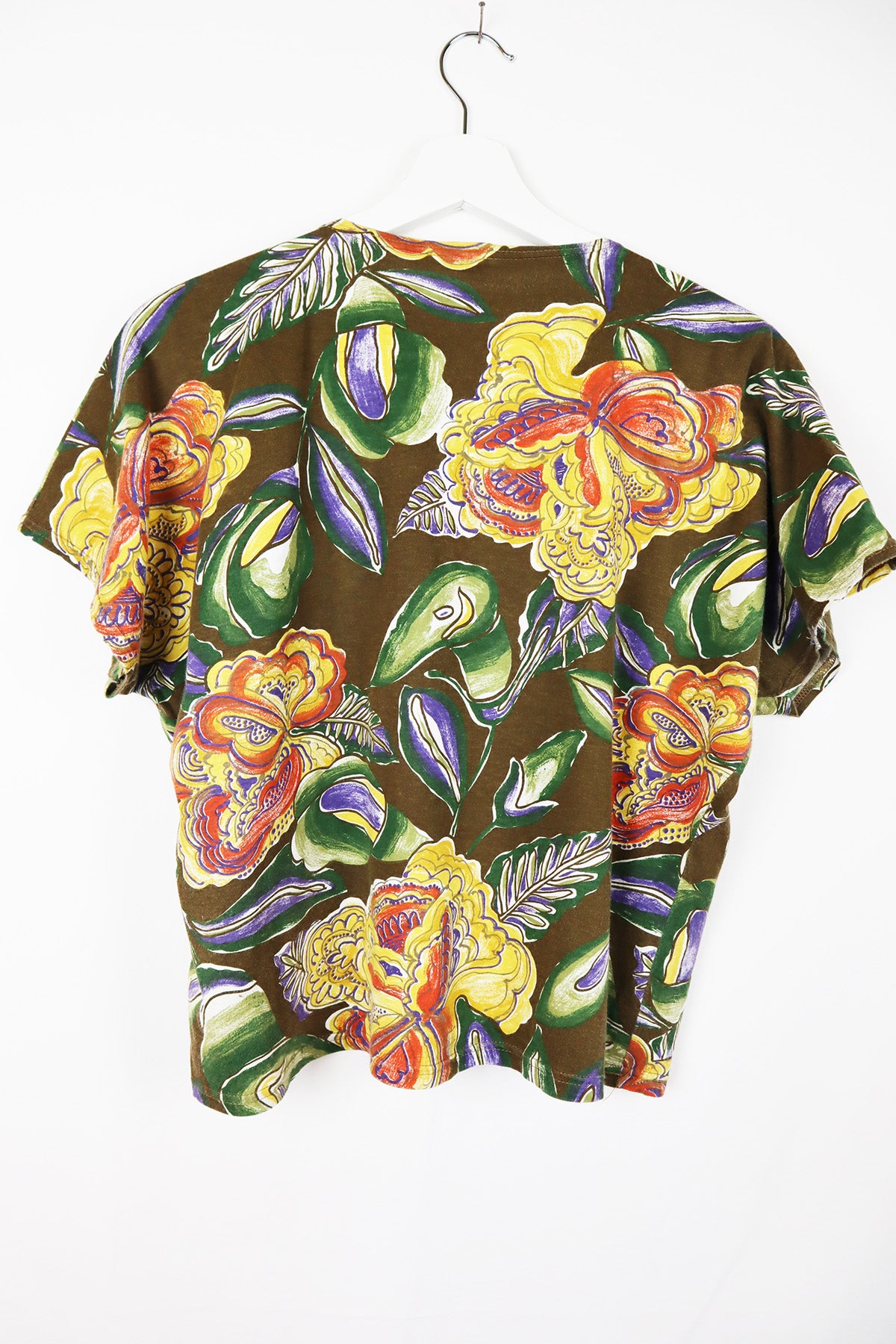 T-Shirt Vintage Ornamentale Blumen ( Gr. M )