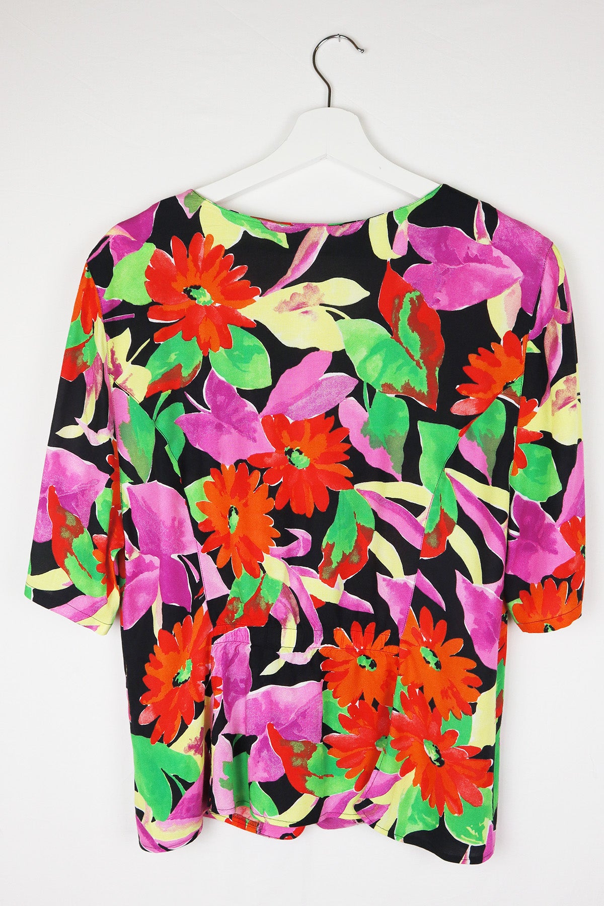 Bluse Vintage Blumen Allover ( Gr. M-XL )