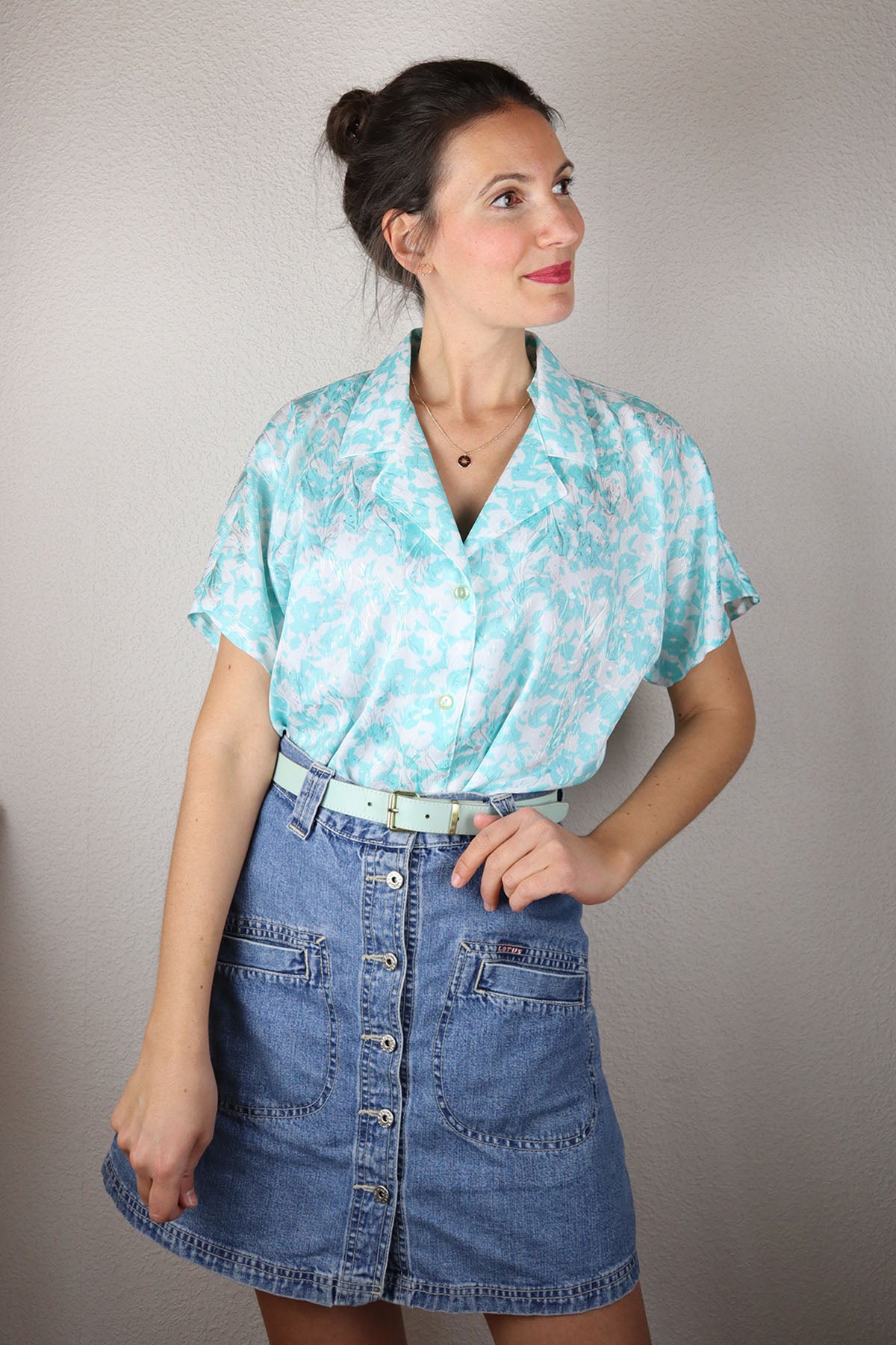 Pastell Vintage Blouse Revers