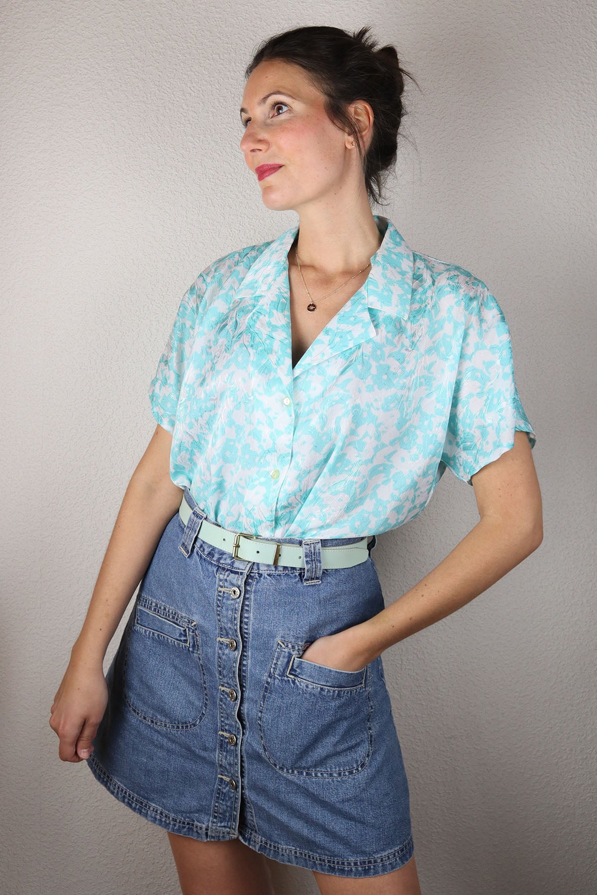 Pastell Vintage Blouse Revers