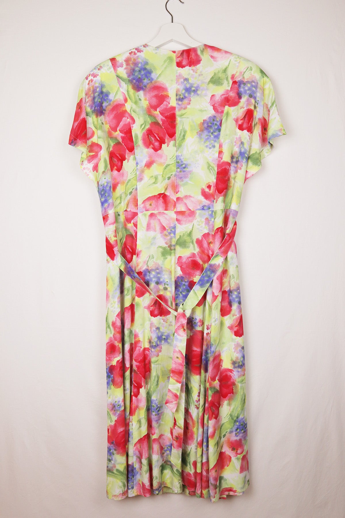 Kleid Vintage Blumen Aquarell ( Gr. M-XL )