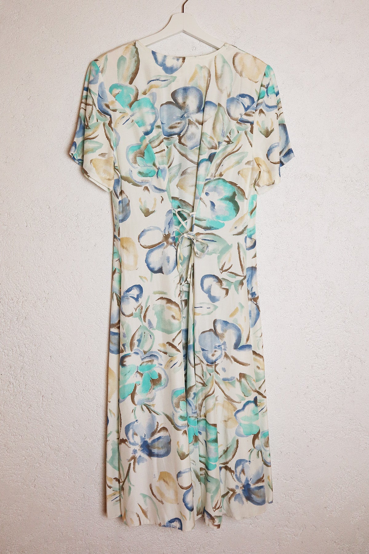 Kleid Vintage Zarte Blumen ( Gr. L/XL )