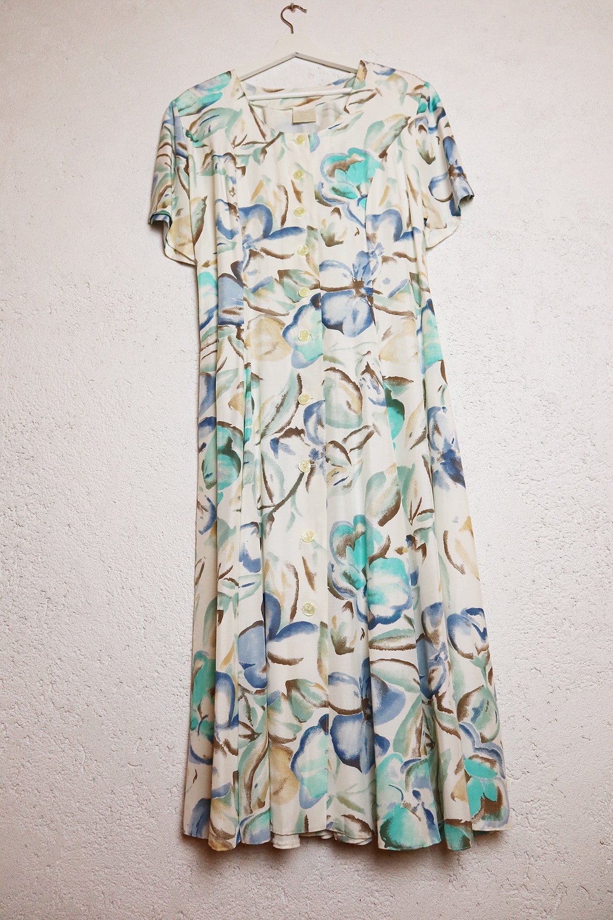 Kleid Vintage Zarte Blumen ( Gr. L/XL )