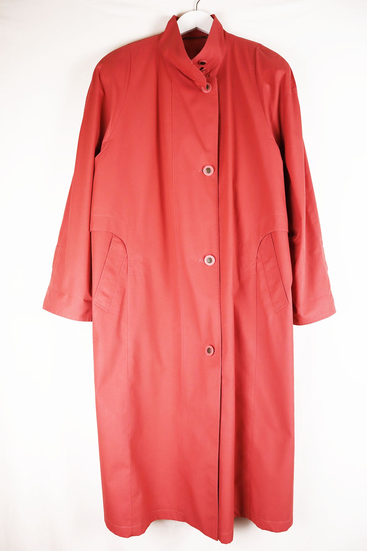Trenchcoat Vintage Rot ( Gr. L/XL )