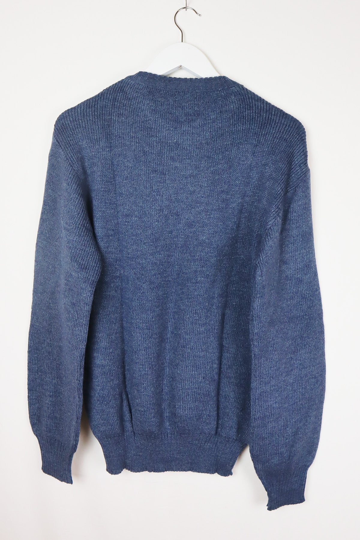 Unisex Vintage Pullover Norweger Blau ( Gr. M )