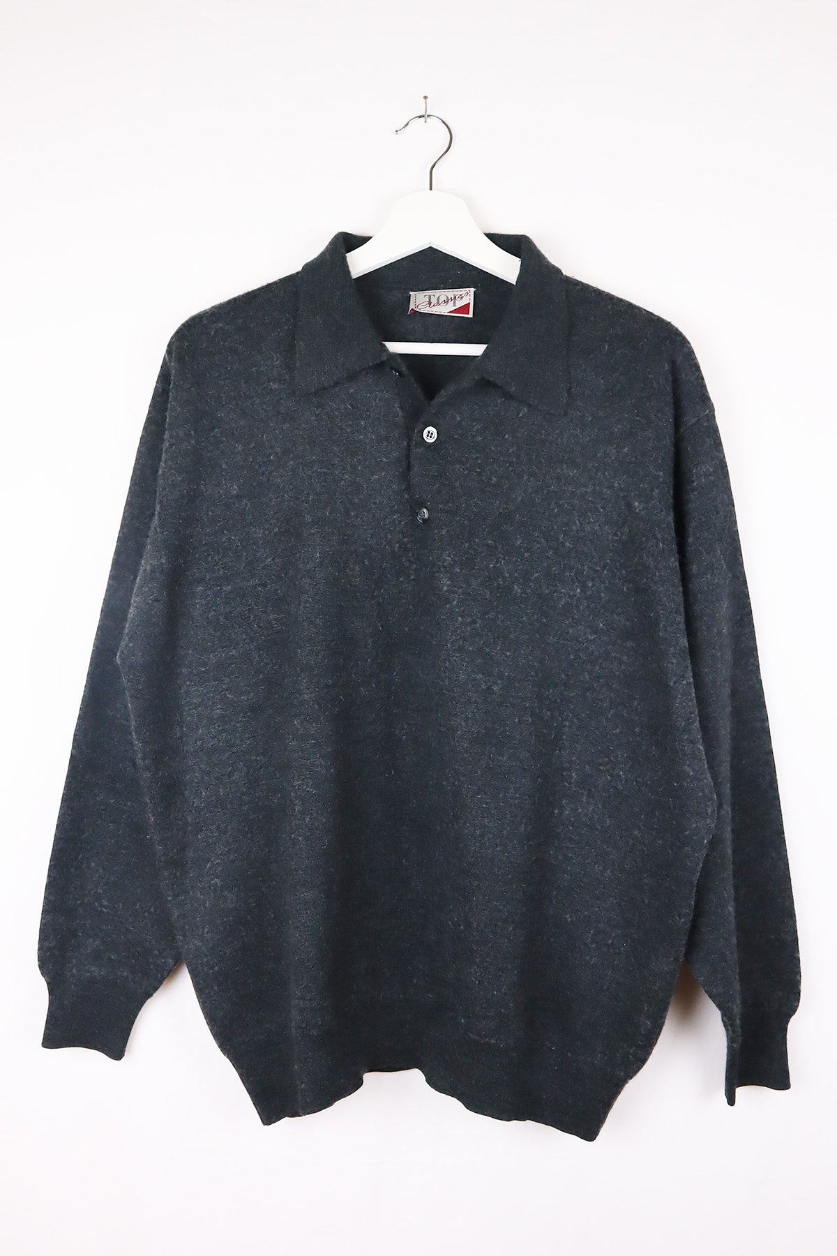 Basic Pullover Vintage Dunkelgrau ( Gr. L )