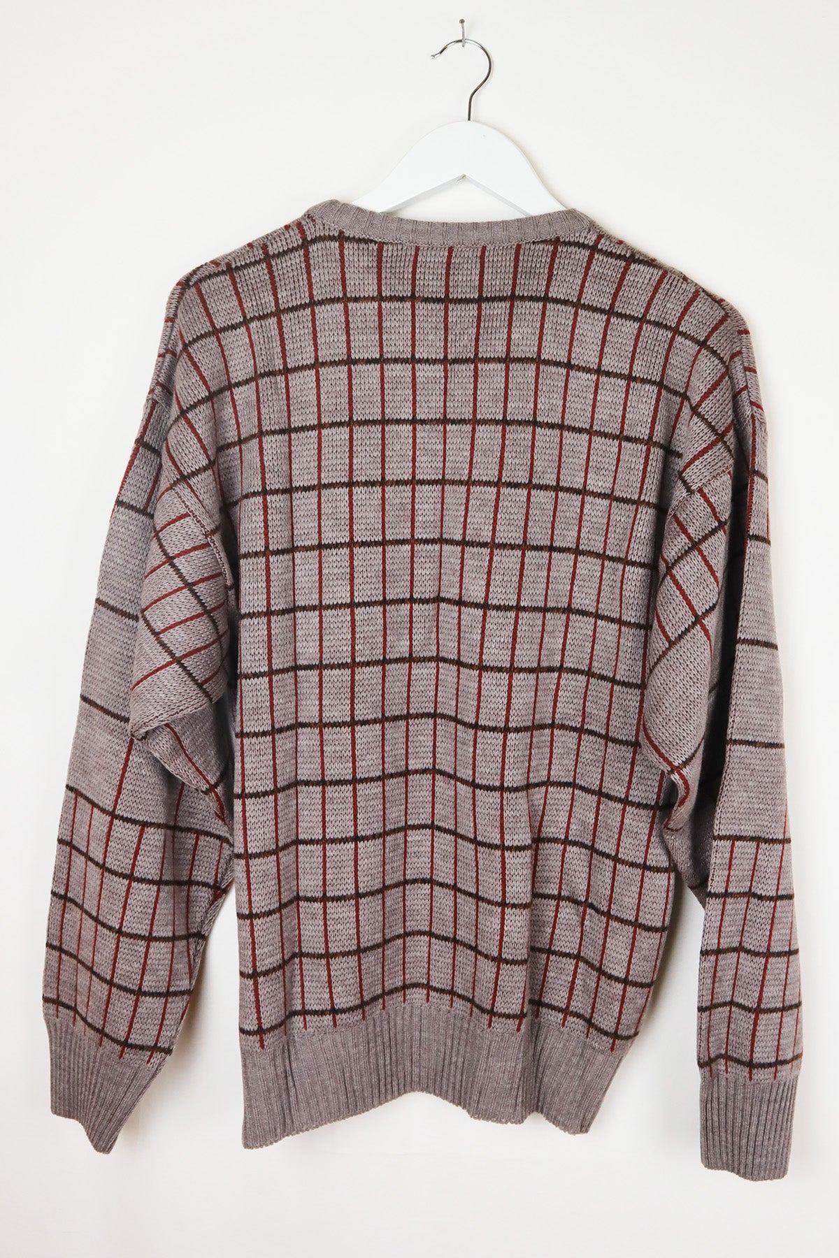 Unisex Vintage Pullover Kacheln ( Gr. M )