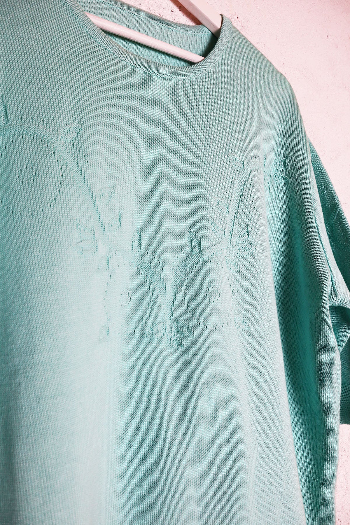 Pullover Vintage Pastell Mint