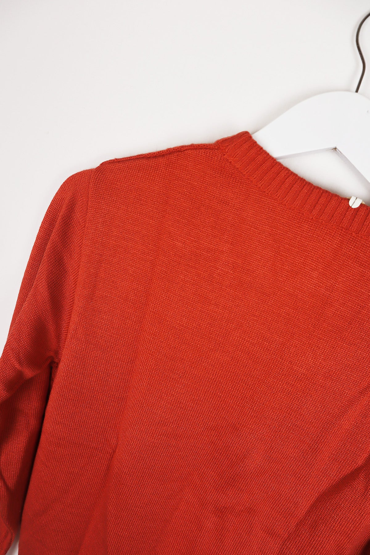 Vintage Pullover Basic Orange ( Gr. S/M )