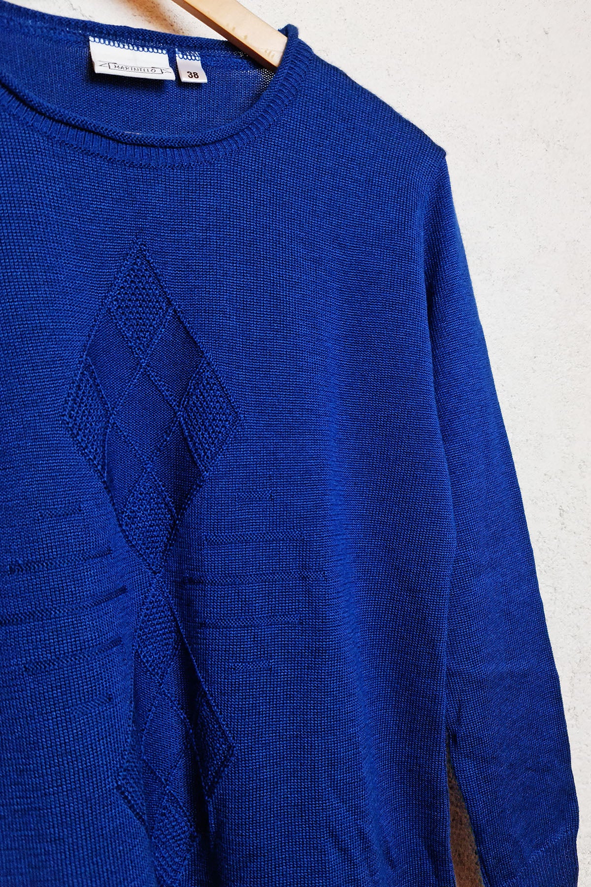 Royal Blue Vintage Pullover