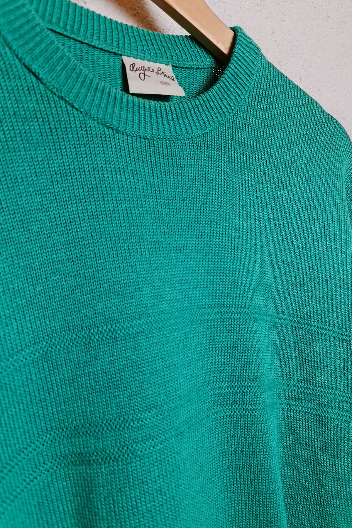 Bright Turquoise Vintage Pullover