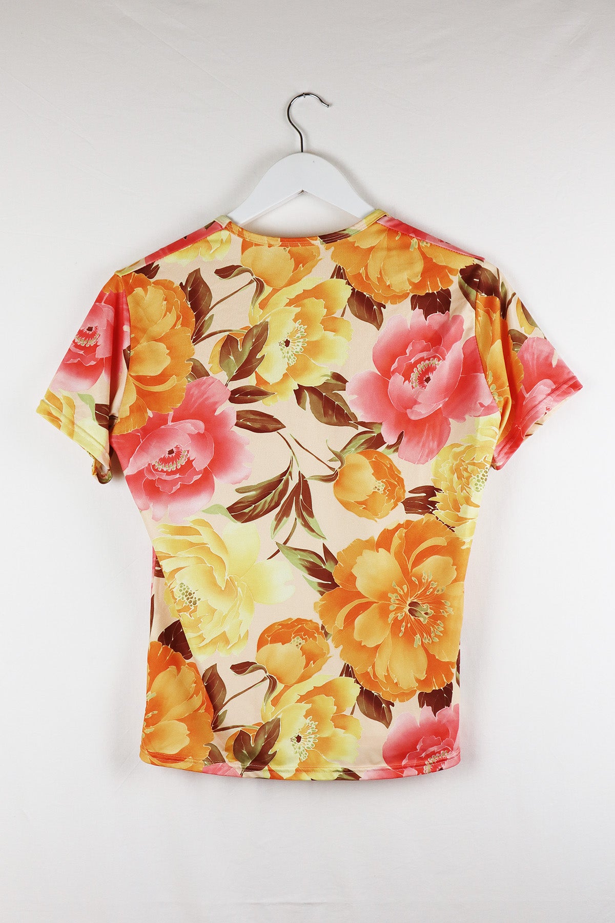 T-Shirt Vintage Asiatische Blumen( Gr. S/M )