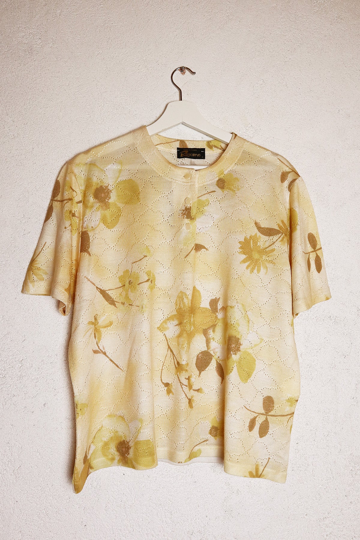 T-Shirt Vintage Zarte Blumen ( Gr. M/L )