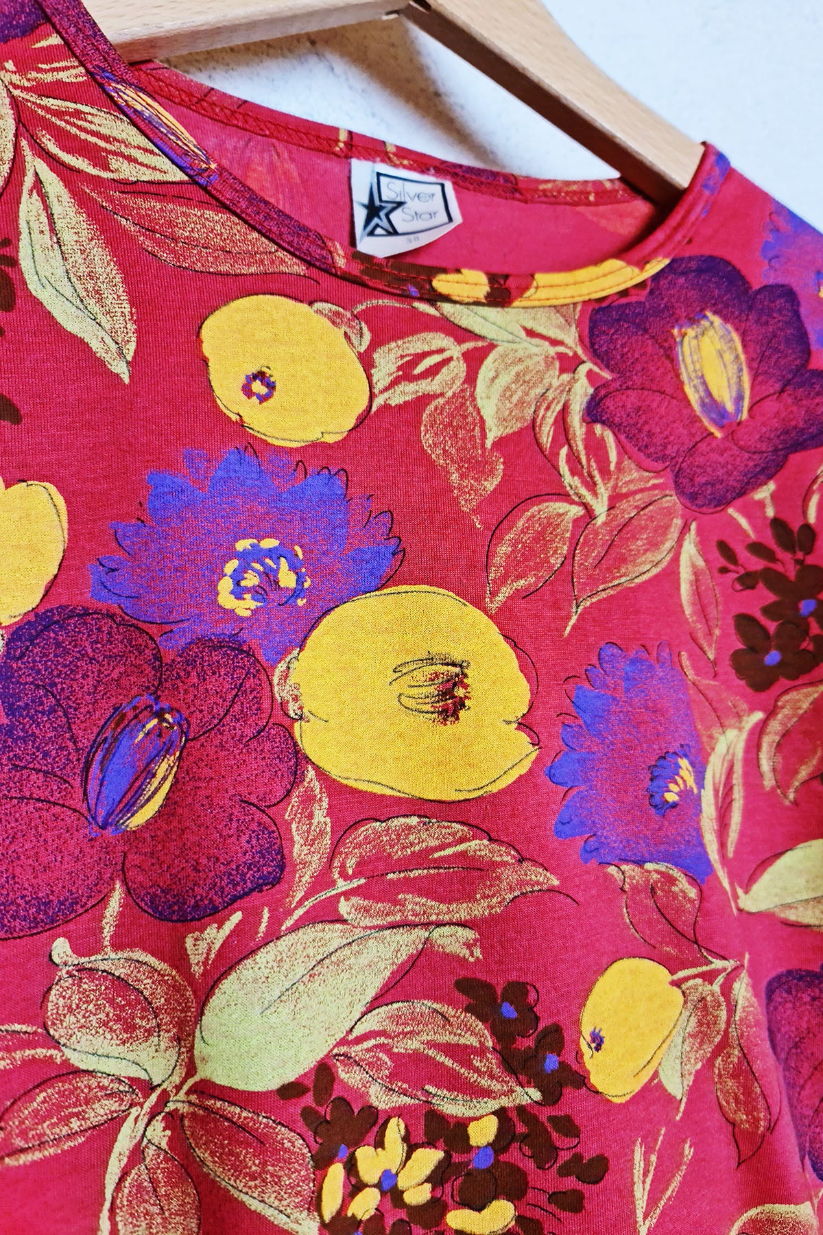 Lemon And Flowers Vintage T-Shirt