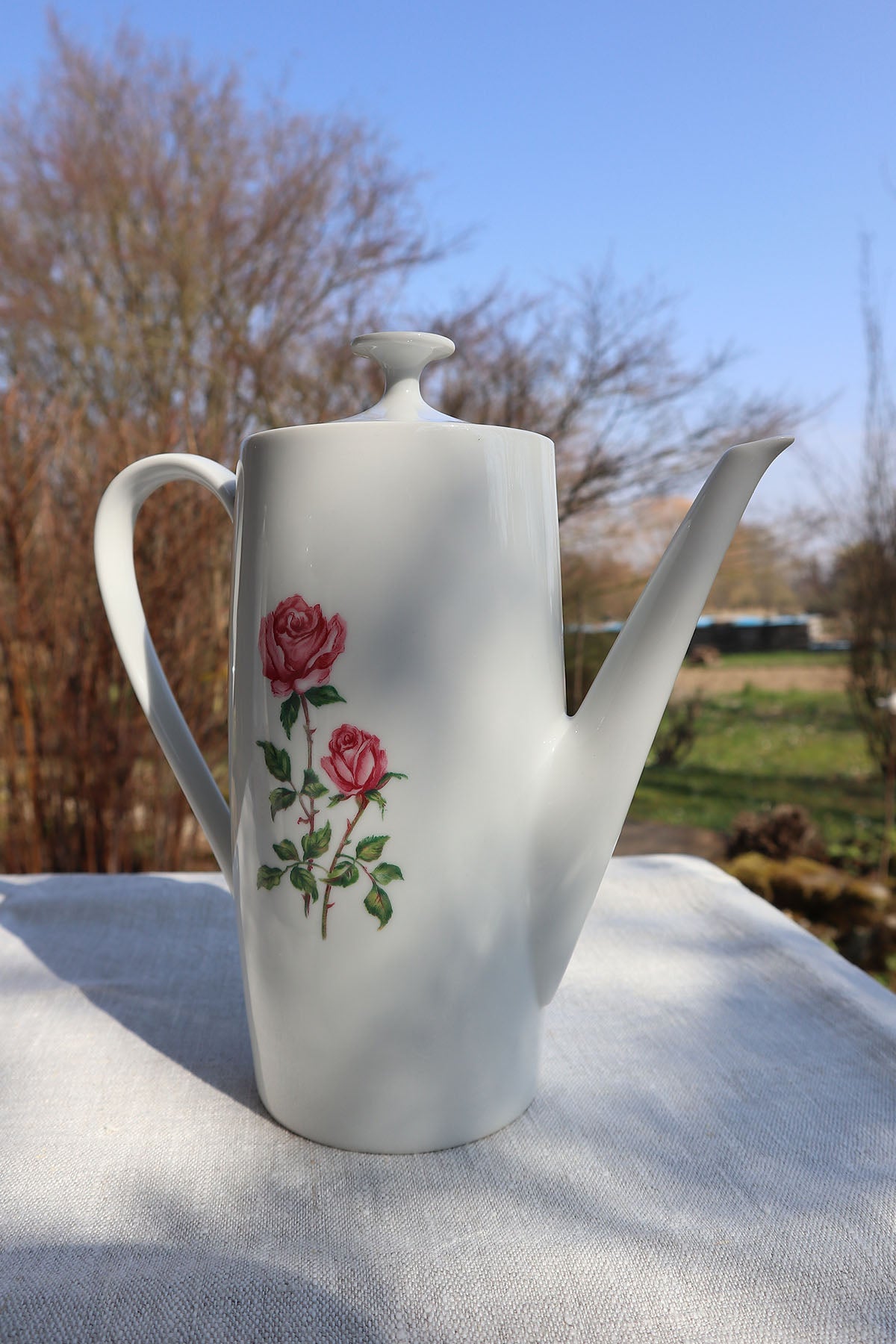 Teekanne Vintage Mitterteich Rosen