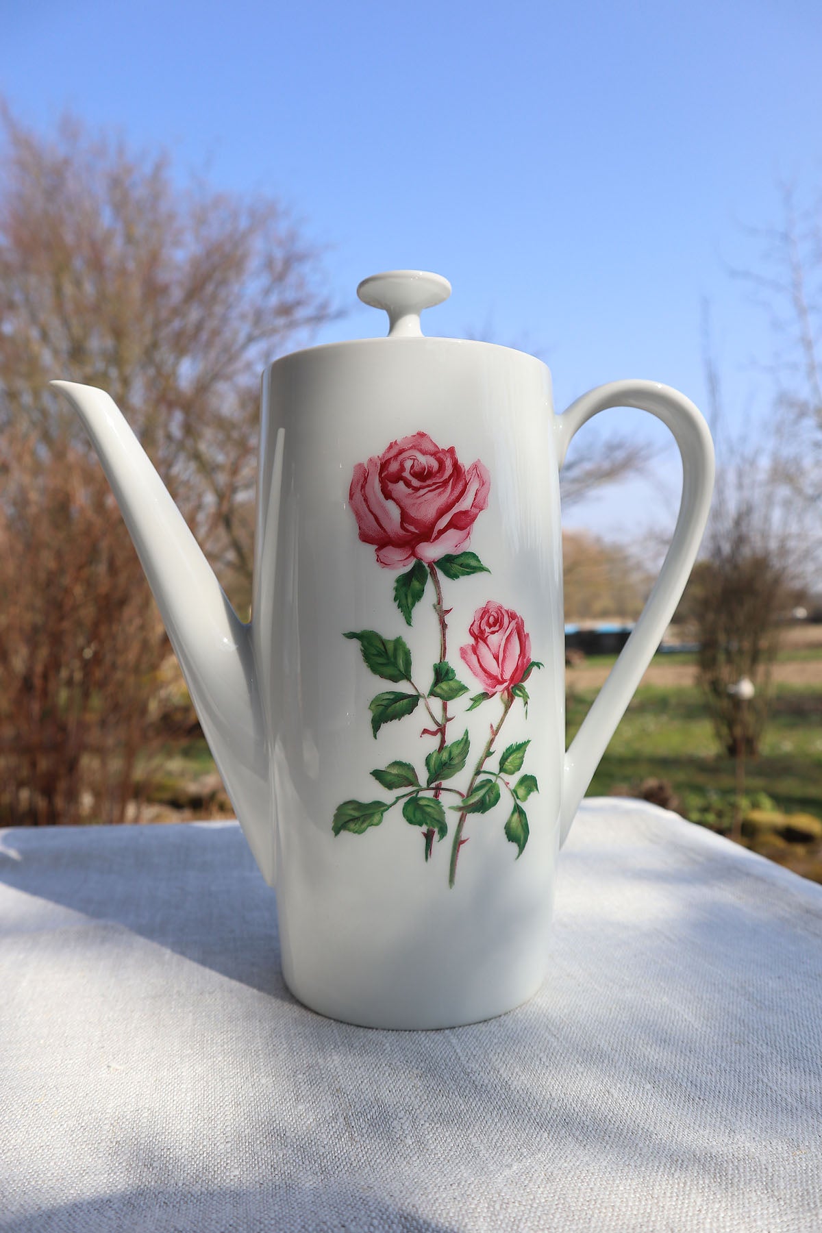 Teekanne Vintage Mitterteich Rosen