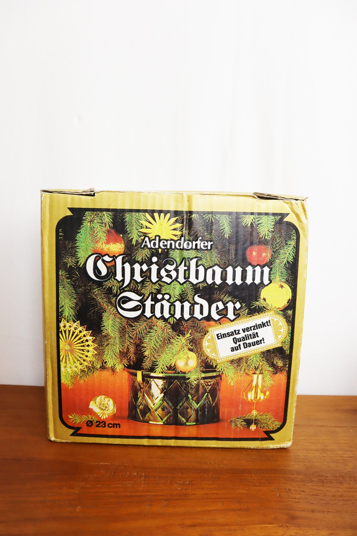 Christbaumständer Vintage Grün 70s Adendorfer